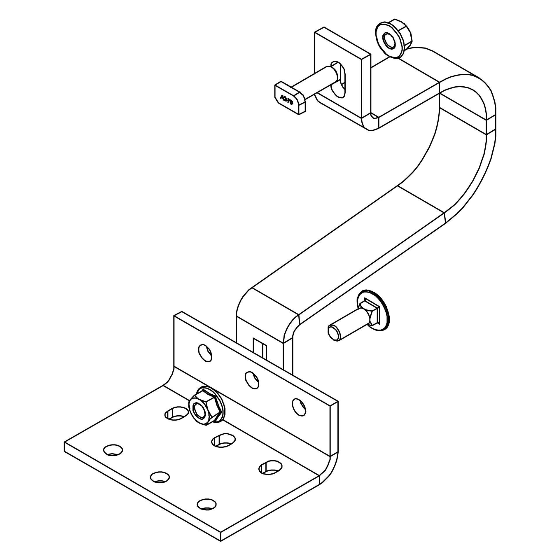 K2 Systems - SingleHook Vario SET — 2-fach höhenverstellbarer Dachhaken (2002651)