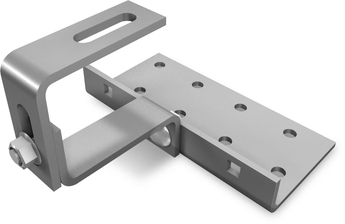 K2 Systems - RF PA VARIO 2 - 5/6x30 — 2-fach höhenverstellbarer Vario-Dachhaken (1000107)