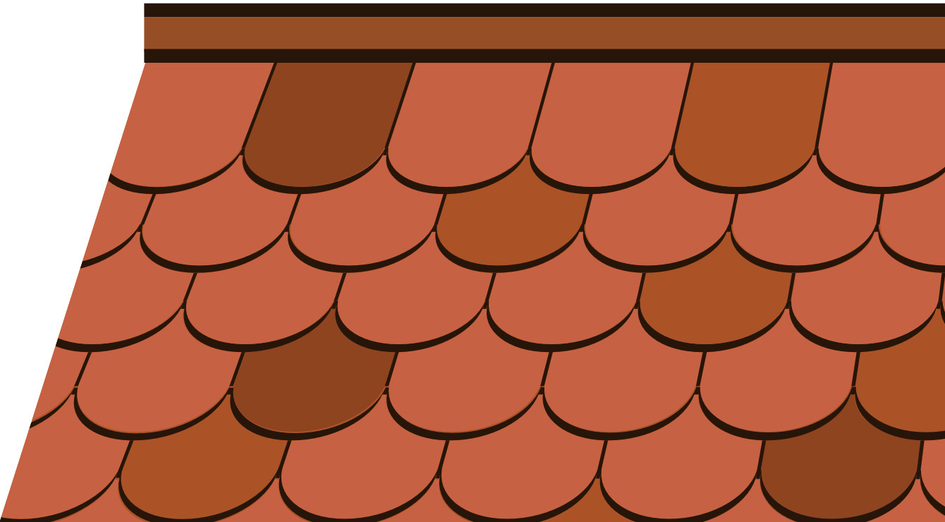 Schrägdach Biberschwanz