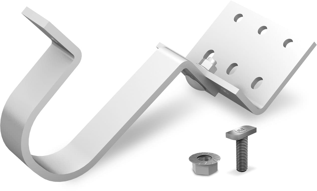 K2 Systems - SingleHook Vario SET — 2-fach höhenverstellbarer Dachhaken (2002651)