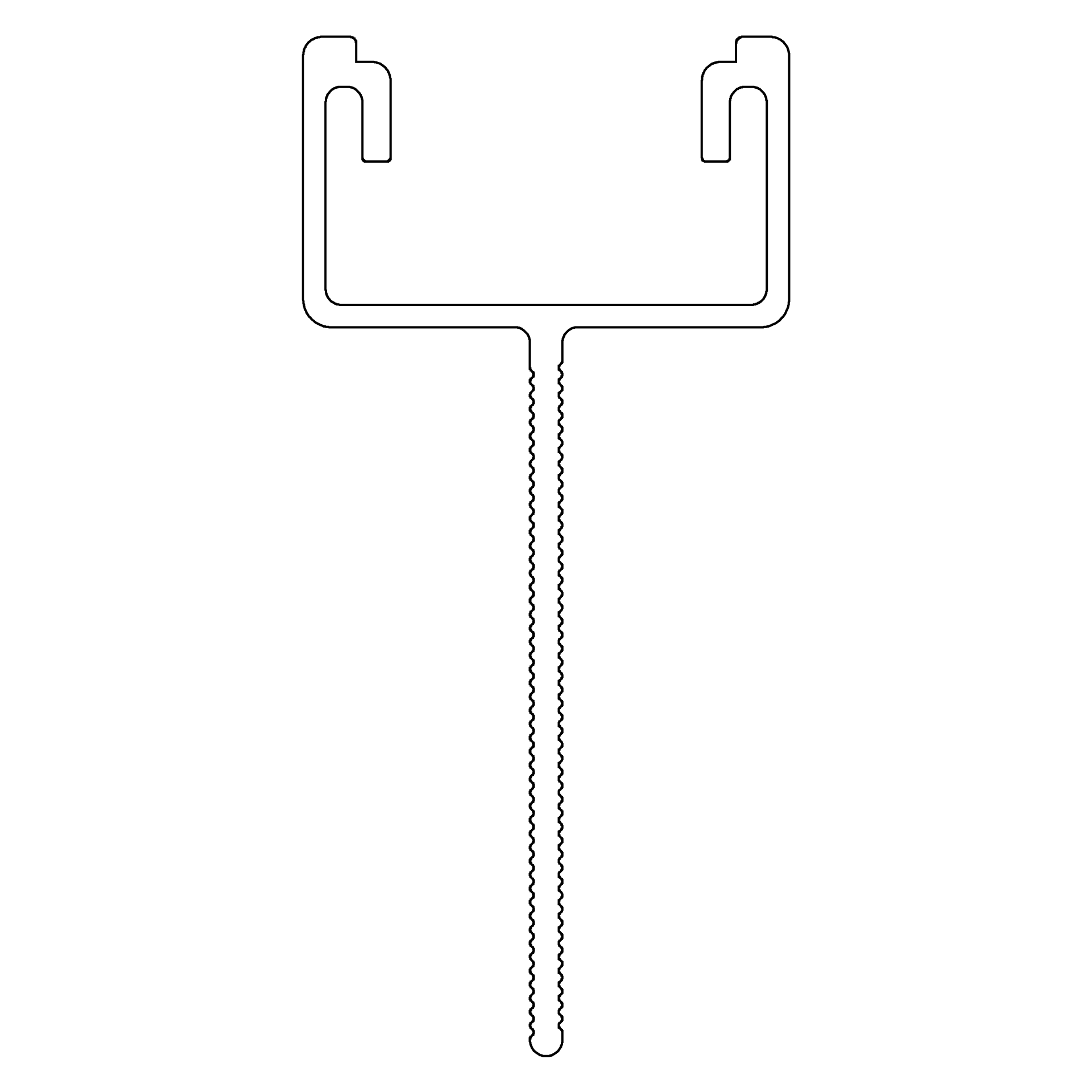 K2 Systems - WallPV FacadeRail 4,0m — Basisschiene Fassadensystem (2004310)