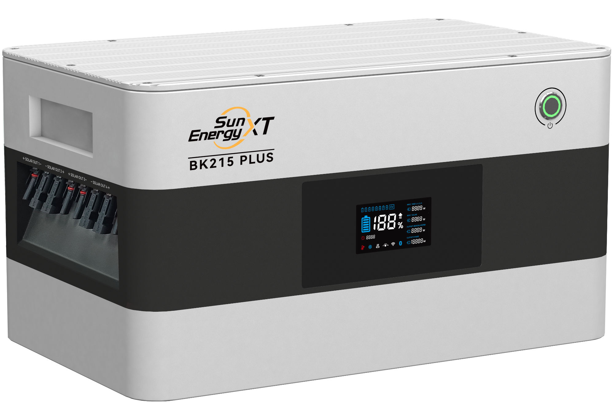 SunEnergyXT BK215 — Kopfmodul und Batteriespeicher für Balkonkraftwerke 2.150 Wh