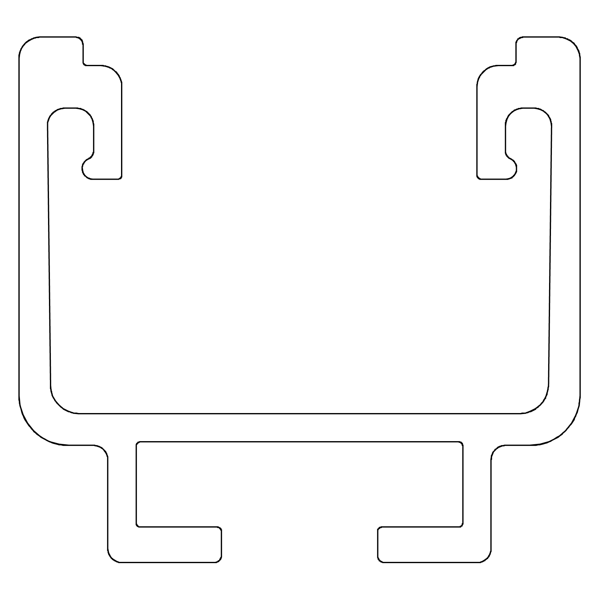 K2 Systems - RK2 L 2,40 — K2 SolidRail Light 37, Länge 2,40 m (2003461)