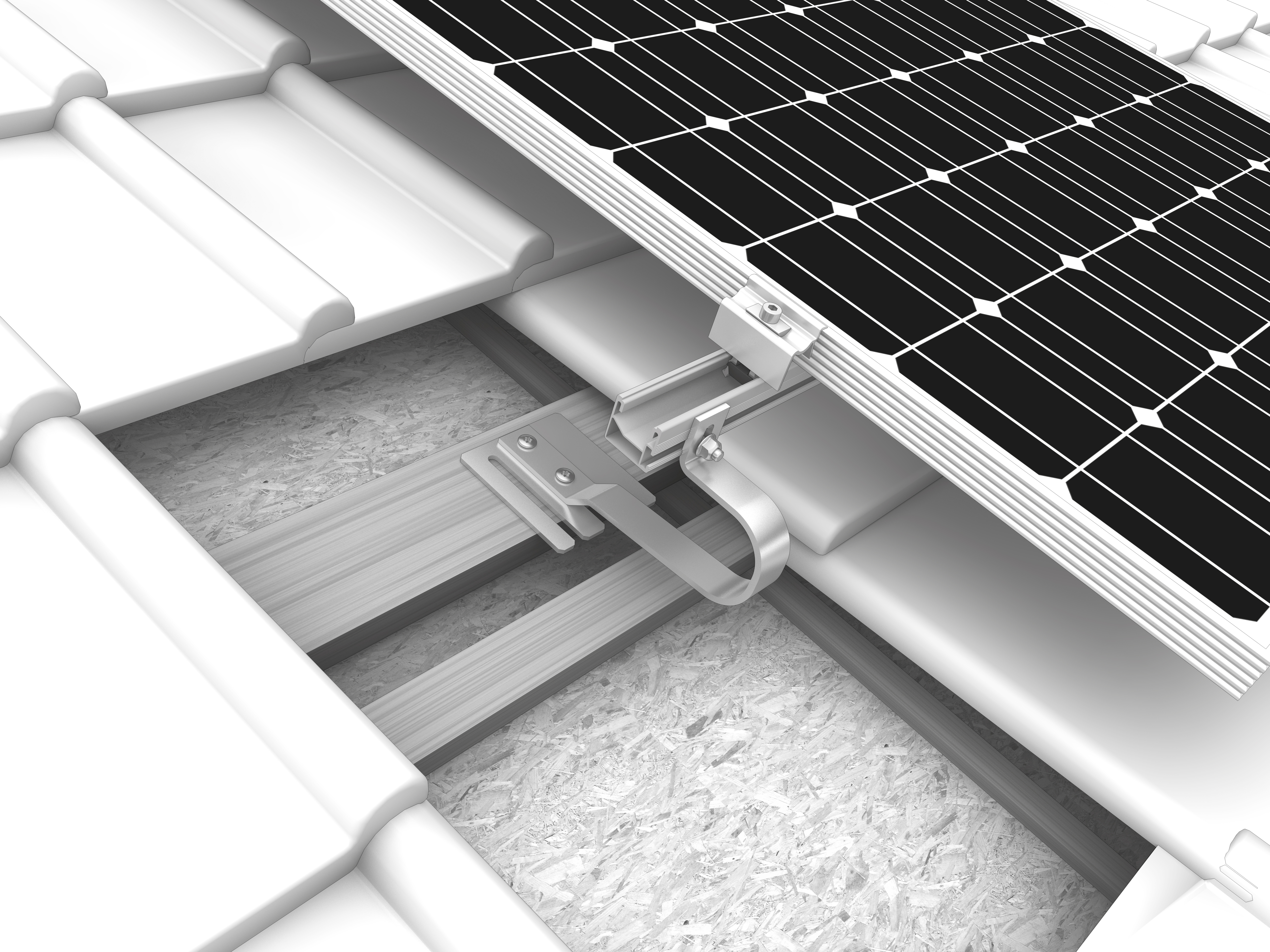 K2 Systems - SingleHook FT SET — Dachhaken (Breite Grundplatte: 30 mm) (2002568)