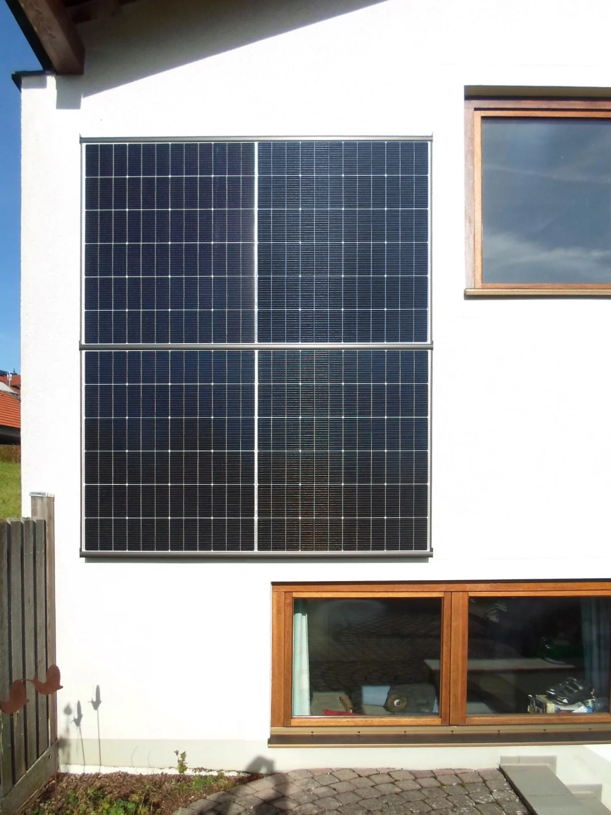 Wattstone WandPV Premium verdecktes Montagesystem horizontal Komplettset für 2 PV-Module