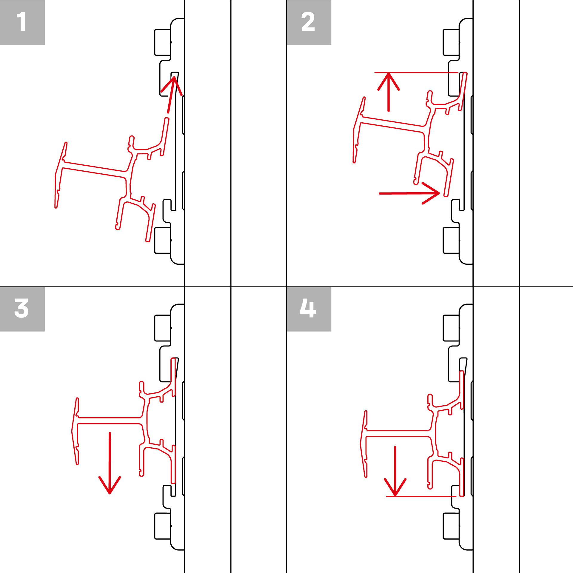 K2 Systems - InsertionRail 2.0 - 30 5.70 m — Einlegeschiene Fassadensystem, Höhe 30 mm (2004339)